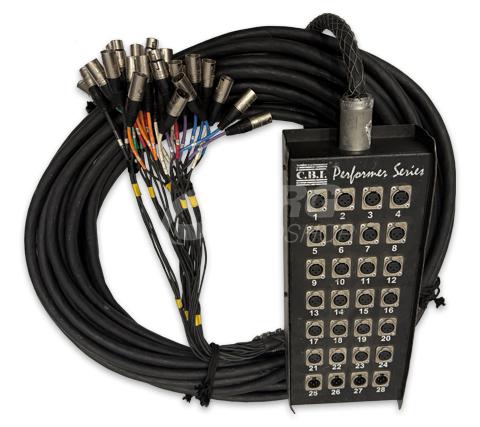 24PR x 4PR XLR3 100' Audio Snake